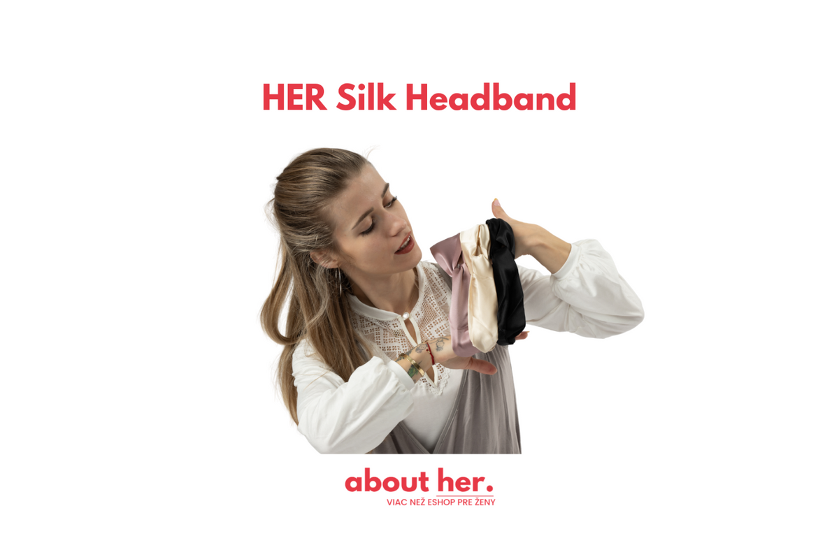 Originálna fotografia HER Silk Headband z katalógu AboutHer.