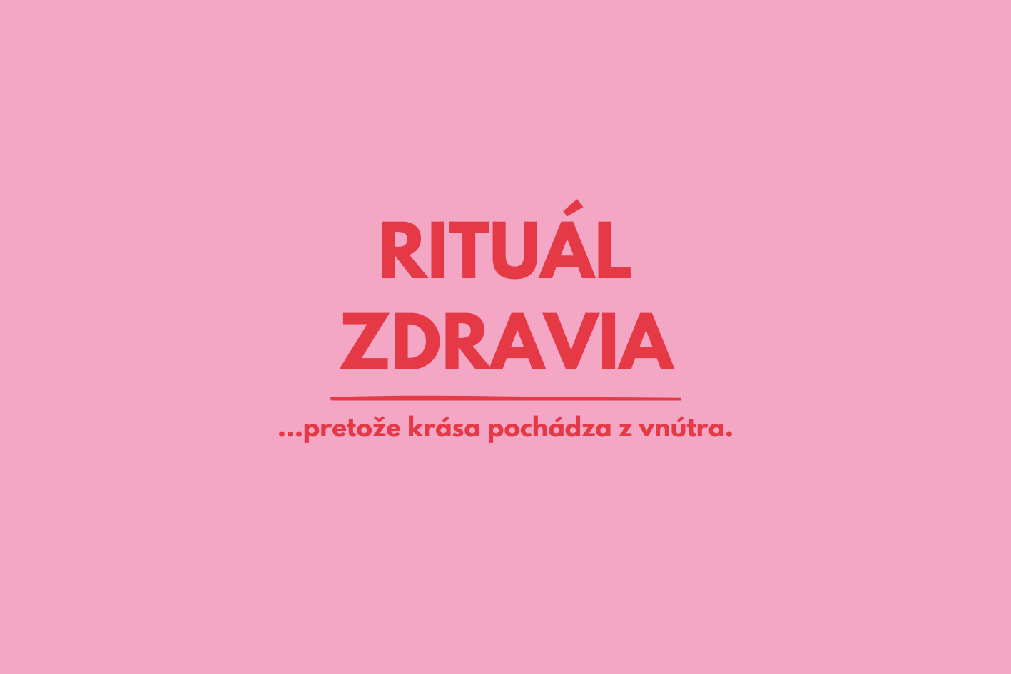 HEALTH CARE RITUAL