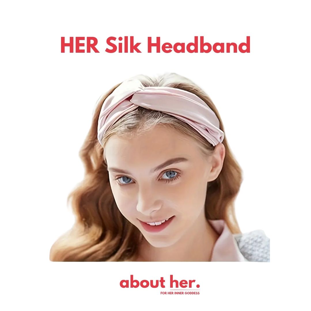 HER Silk Headband - hodvábna čelenka