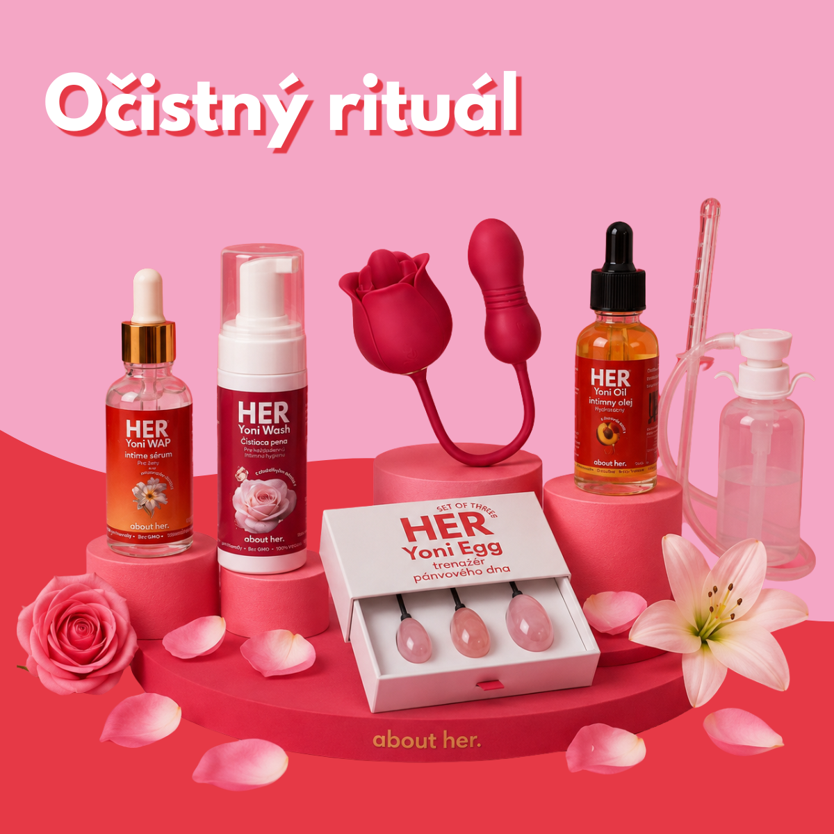 Intímna sprcha - vaginálny irigátor