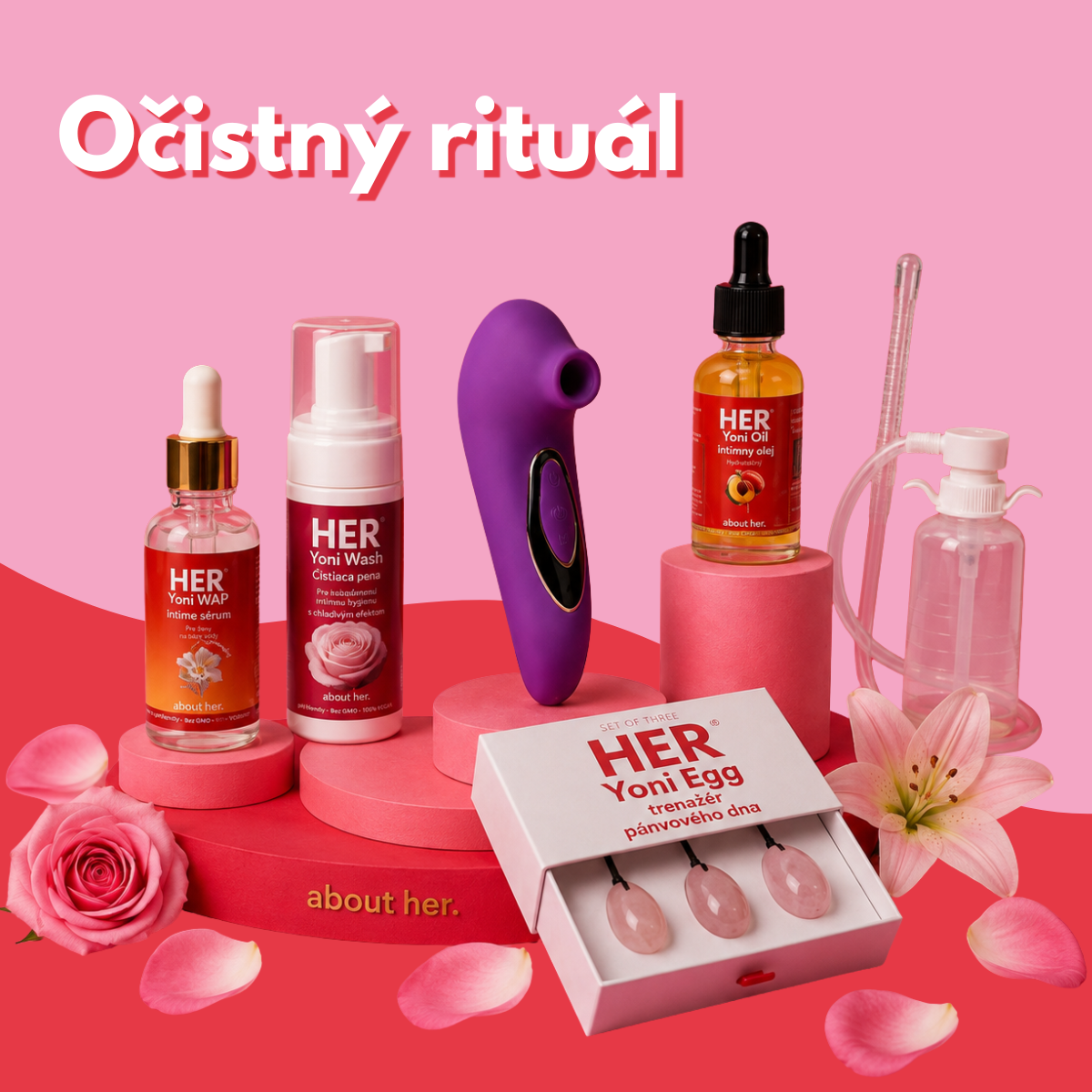 Intímna sprcha - vaginálny irigátor