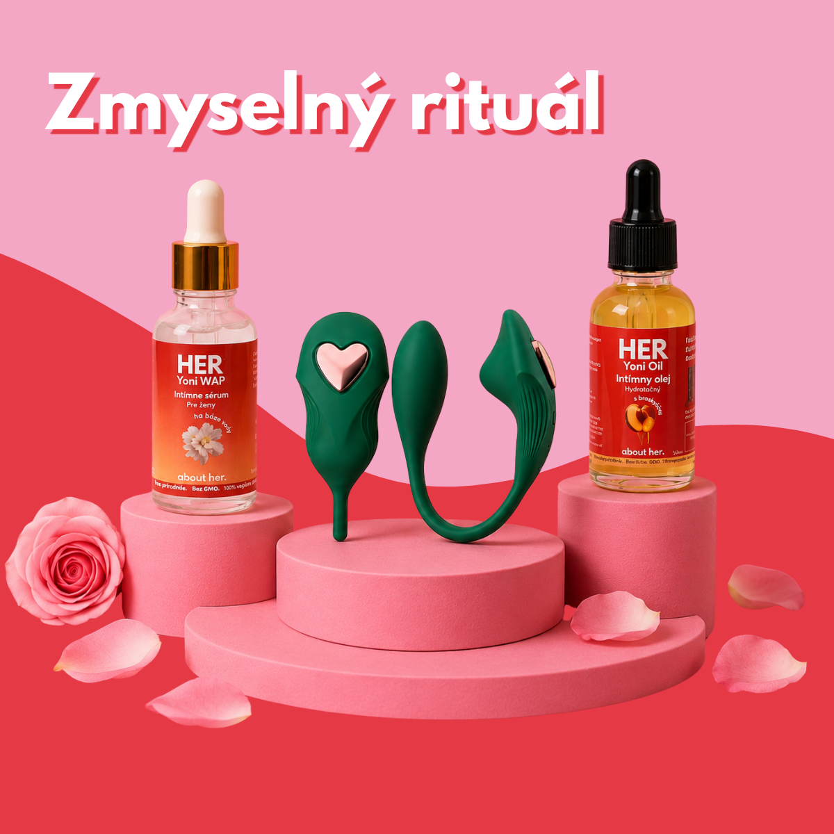 Lístok -nohavičkový vibrátor pre dvojitú rozkoš