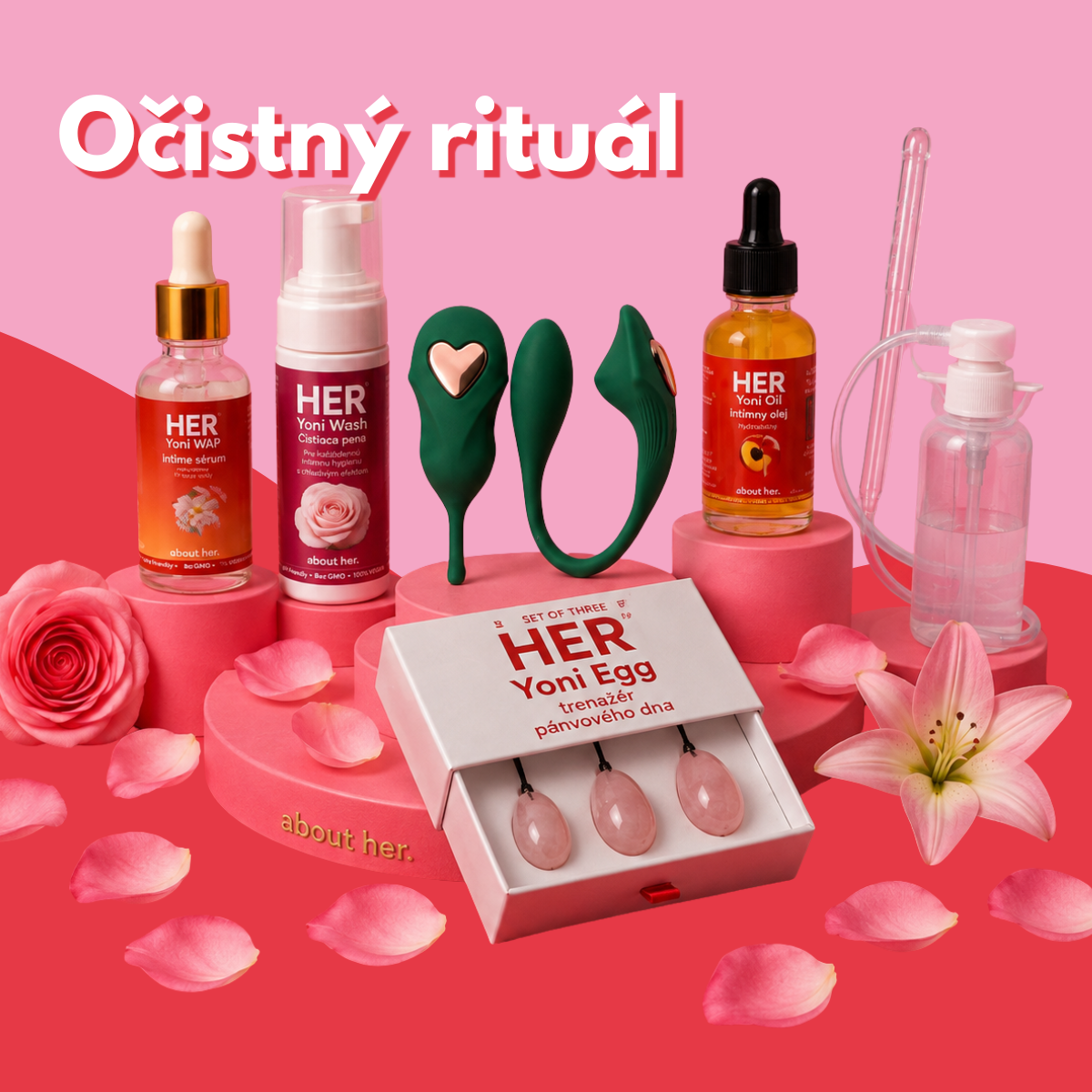 Intímna sprcha - vaginálny irigátor