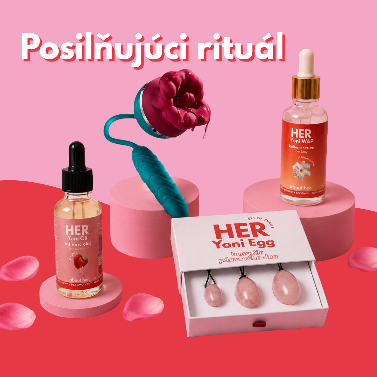 LUXUSNÝ VIBRÁTOR BOZK - SIMULÁCIA PENETRÁCIE + ORAL