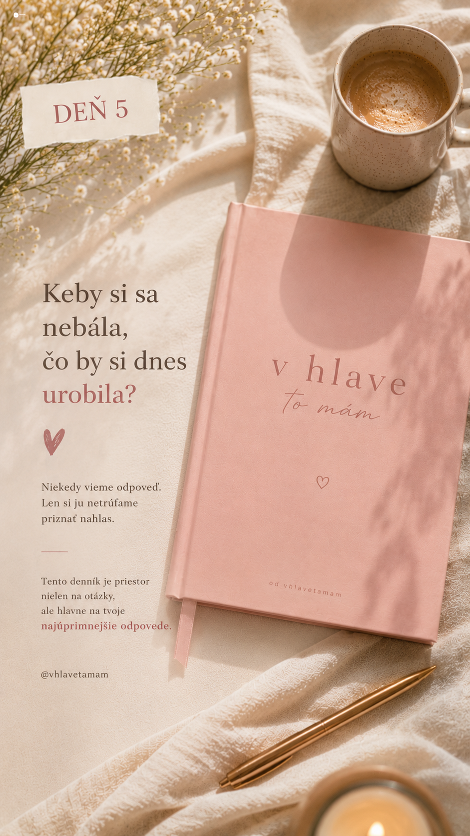 Denník V hlave to mám. PREDPREDAJ