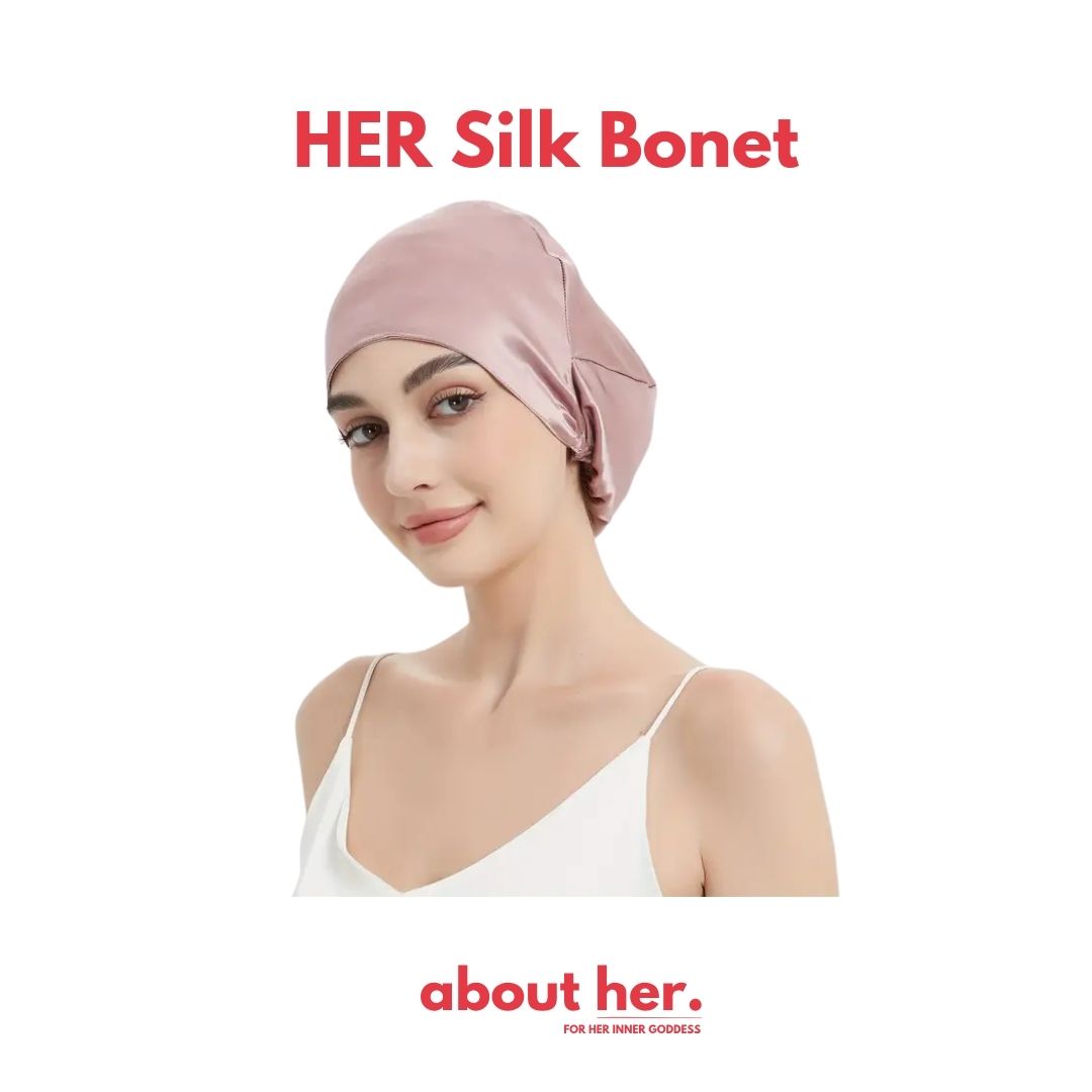 HER SILK BONET - hodvábna čiapka