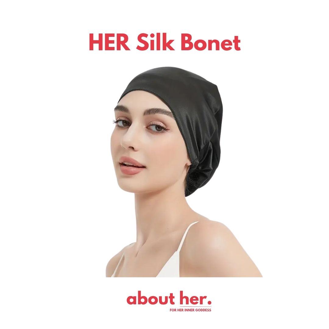 HER SILK BONET - hodvábna čiapka