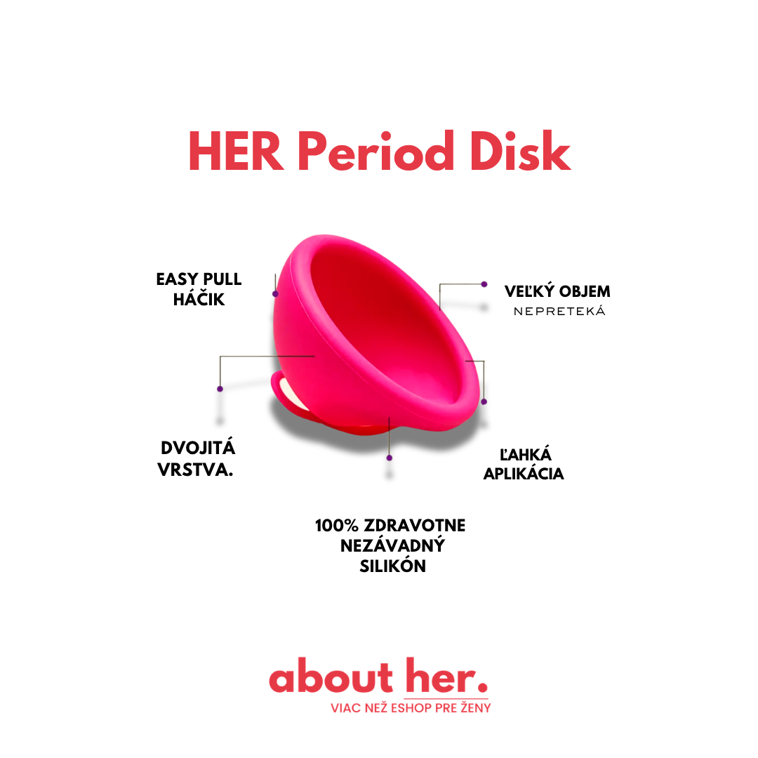 Menštruačný disk s háčikom