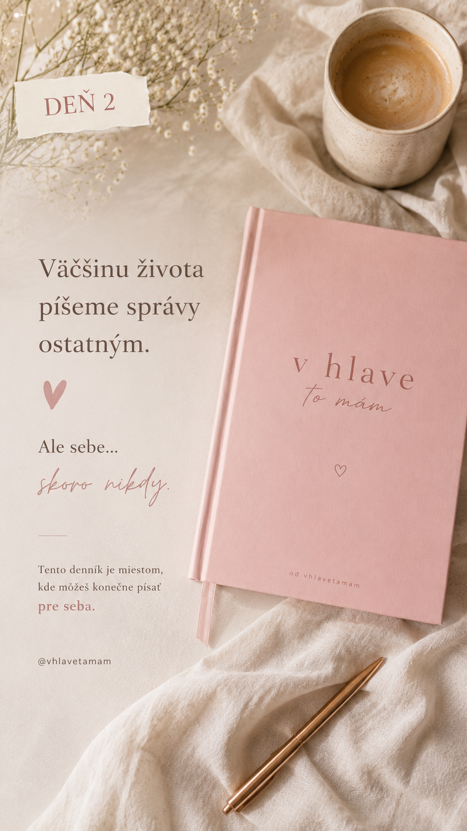Denník V hlave to mám. PREDPREDAJ